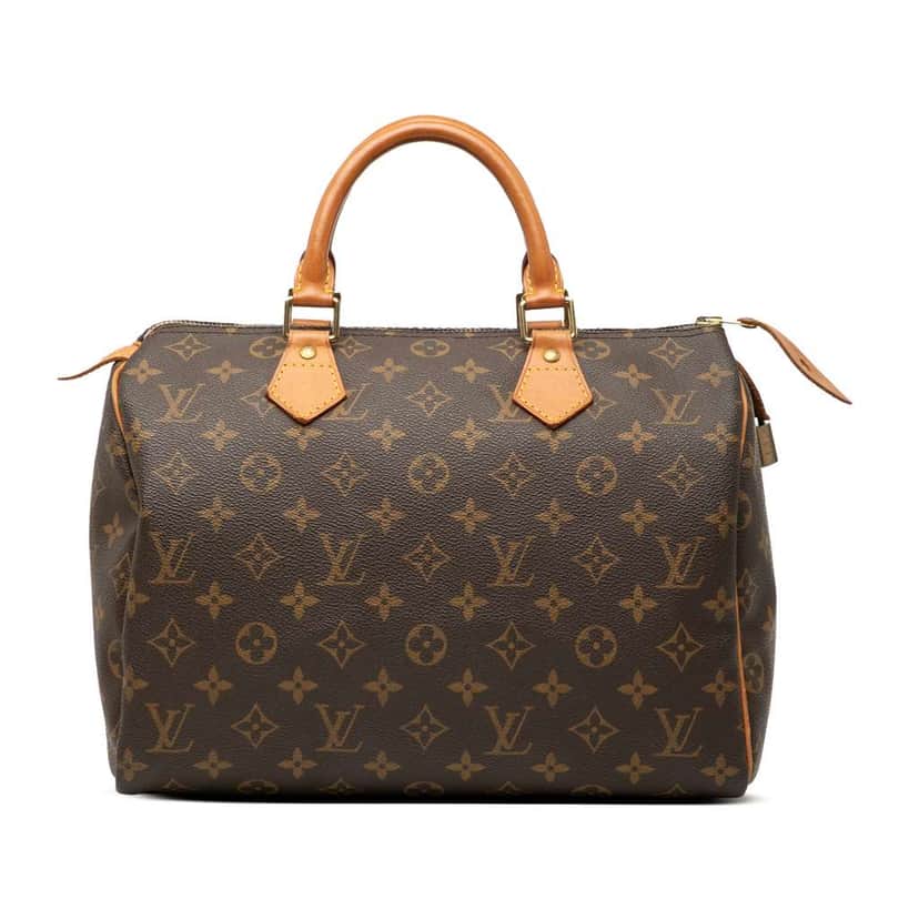 Louis Vuitton Monogram Speedy 30 Brown Good condition - Front View