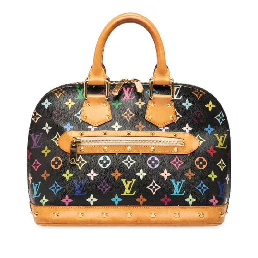 Louis Vuitton Monogram Multicolore Alma PM Black Good condition - Front View