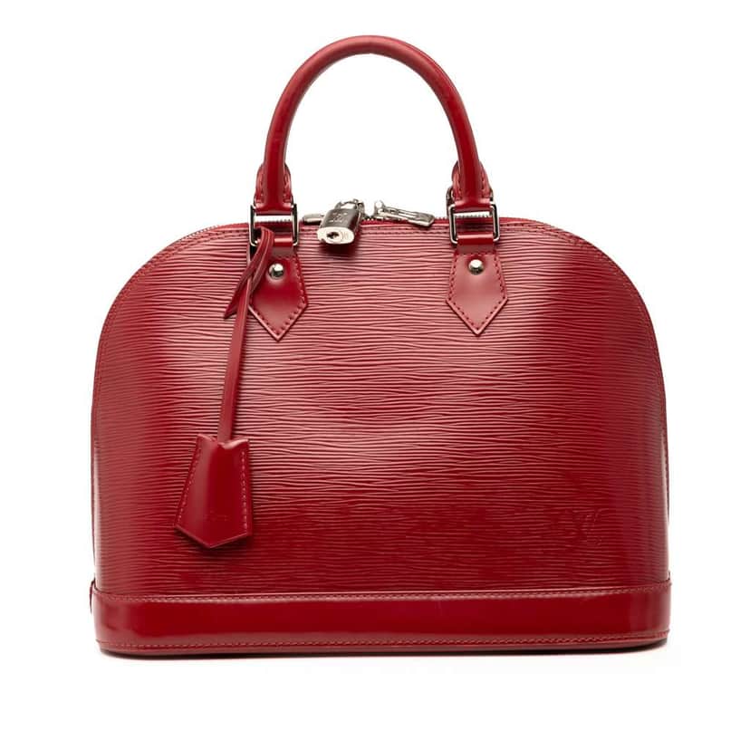 Louis Vuitton Epi Alma PM Red Leather Good condition - Front View