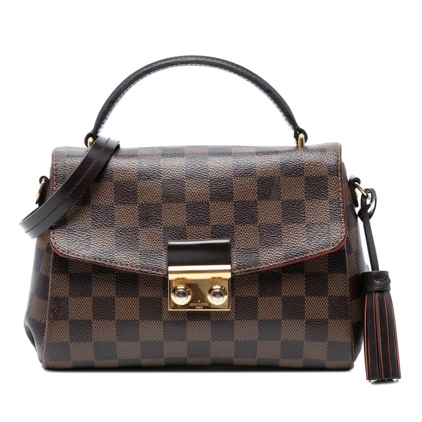Louis Vuitton Damier Ebene Croisette Brown Good condition - Front View