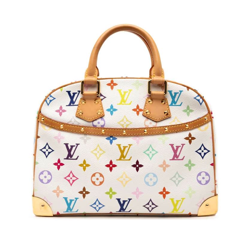 Louis Vuitton Monogram Multicolore Trouville White Good condition - Front View