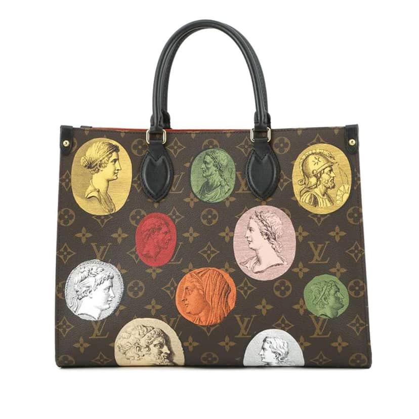 Louis Vuitton Monogram Cameo OnTheGo MM Brown Very good condition - Front View