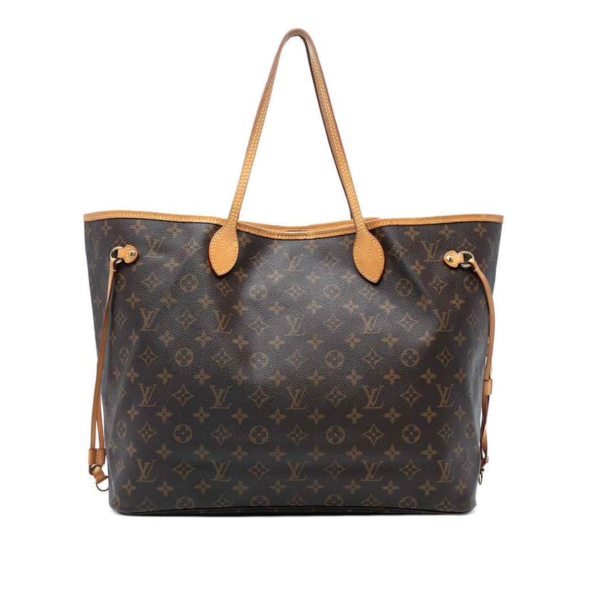 Louis Vuitton Monogram Neverfull GM Brown Good condition - Front View