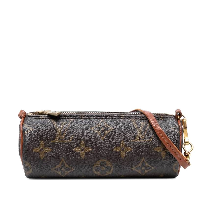 Louis Vuitton Monogram Papillon Pochette Brown Good condition - Front View