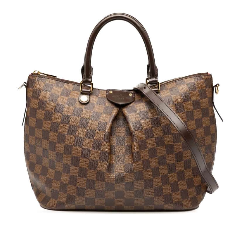 Louis Vuitton Damier Ebene Siena MM Brown Good condition - Front View