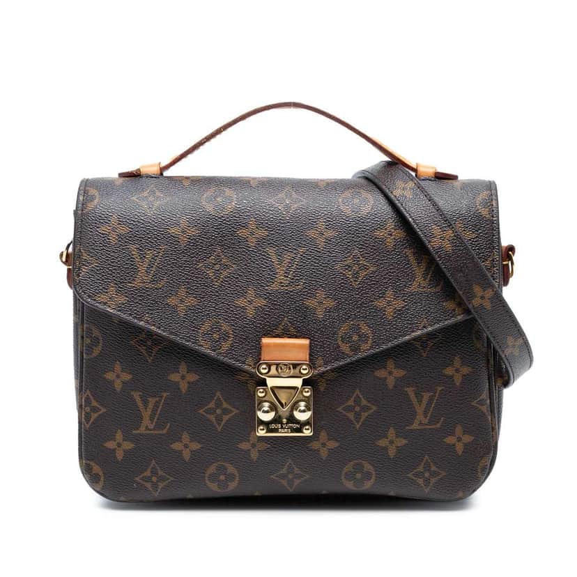 Louis Vuitton Monogram Pochette Metis Brown Good condition - Front View