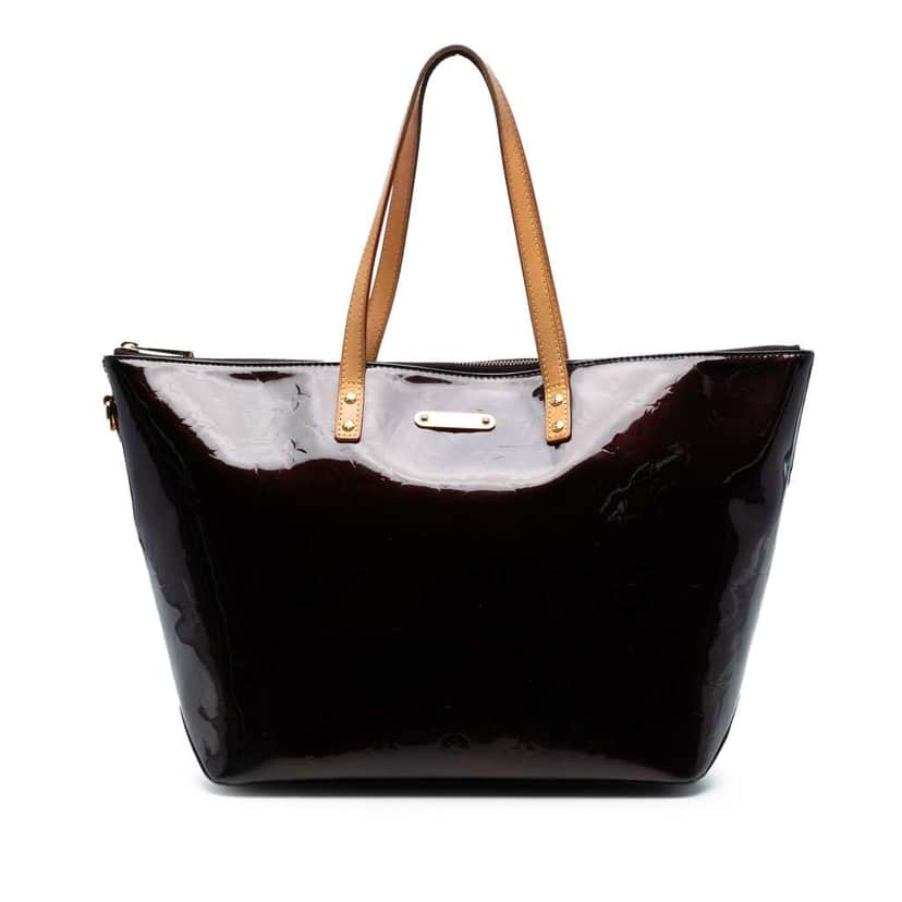 Louis Vuitton Monogram Vernis Bellevue GM Purple Leather Good condition - Front View