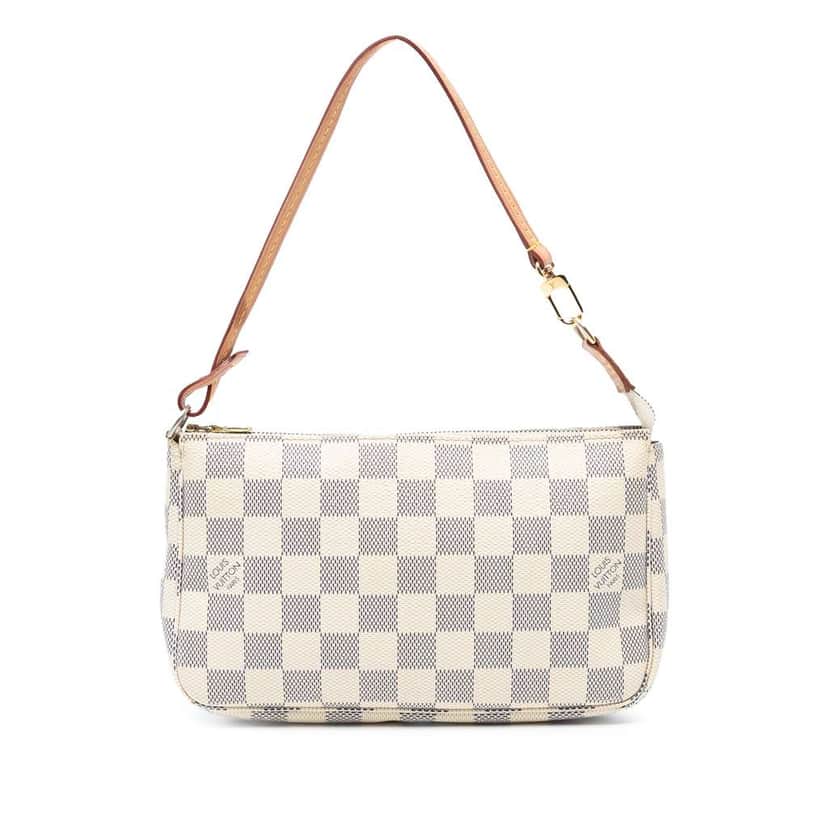 Louis Vuitton Damier Azur Pochette Accessoires White Good condition - Front View