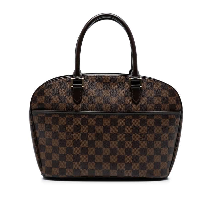 Louis Vuitton Damier Ebene Sarria Horizontal Brown Good condition - Front View