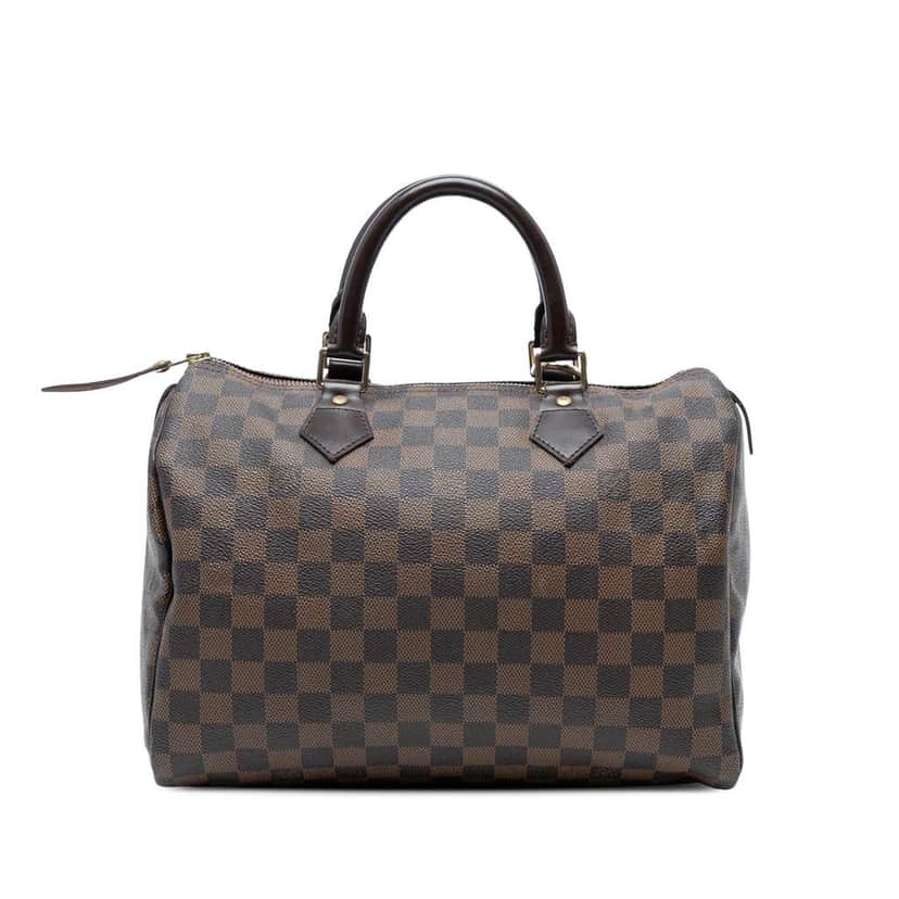 Louis Vuitton Damier Ebene Speedy 30 Brown Good condition - Front View