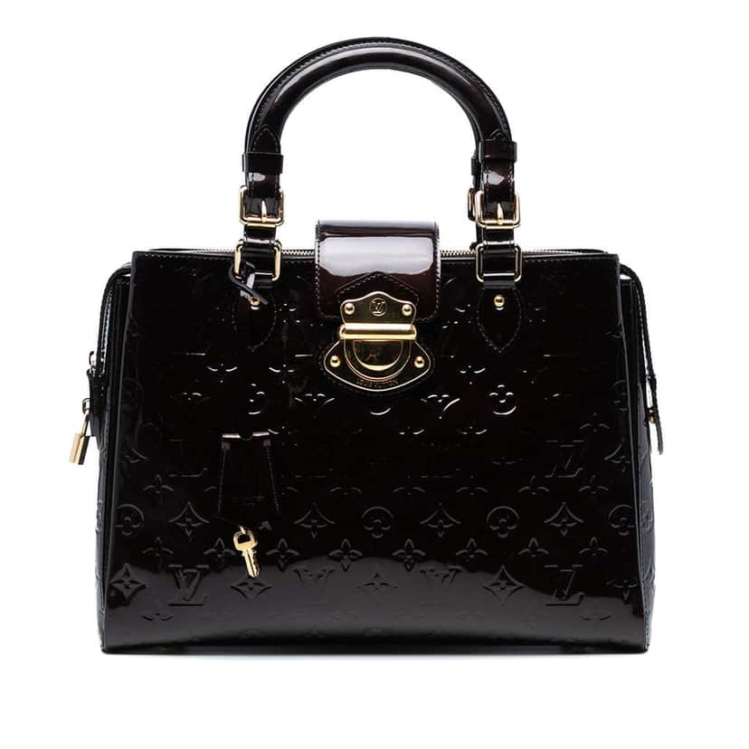Louis Vuitton Monogram Vernis Melrose Avenue Purple Leather Good condition - Front View