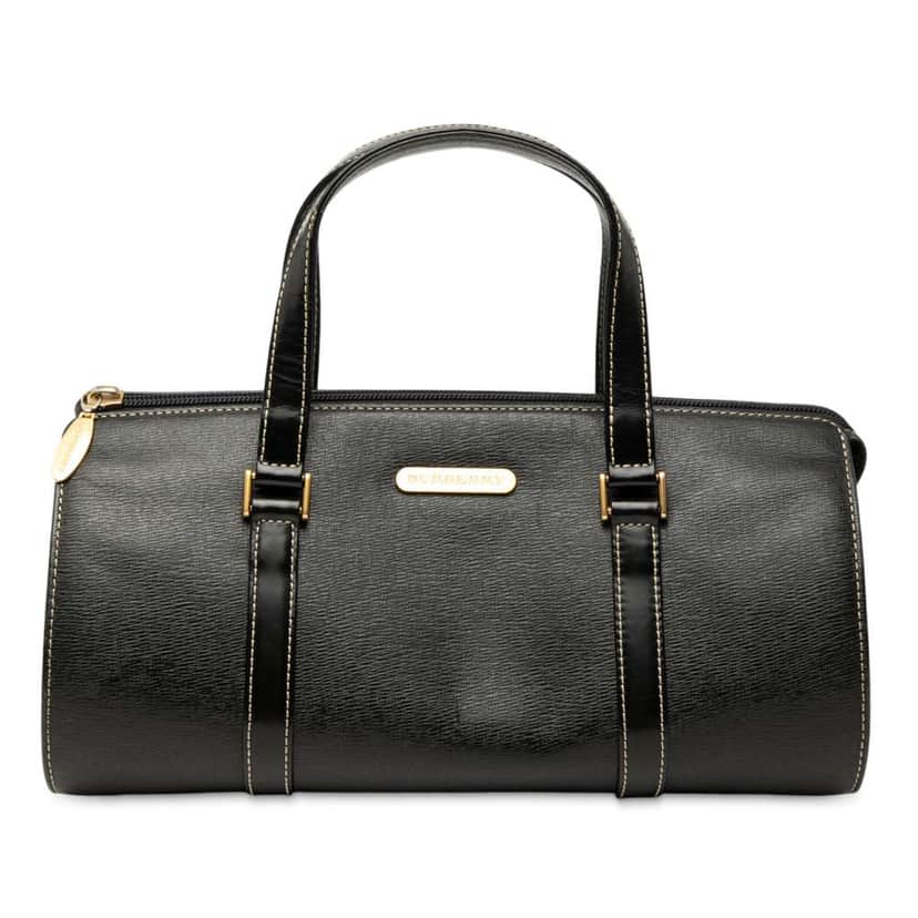 Burberry Leather Handbag Black Leather Good condition - Front View