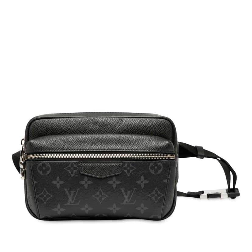 Louis Vuitton Monogram Taigarama Outdoor Bumbag Black Good condition - Front View