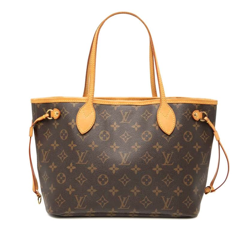 Louis Vuitton Monogram Neverfull PM Brown Good condition - Front View