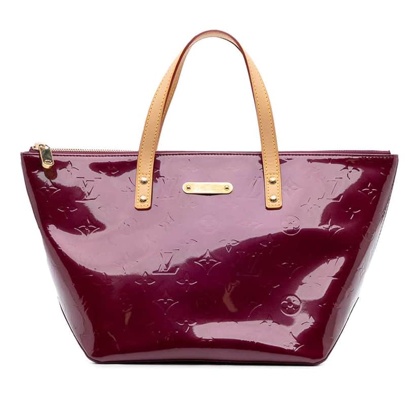 Louis Vuitton Monogram Vernis Bellevue PM Purple Leather Good condition - Front View