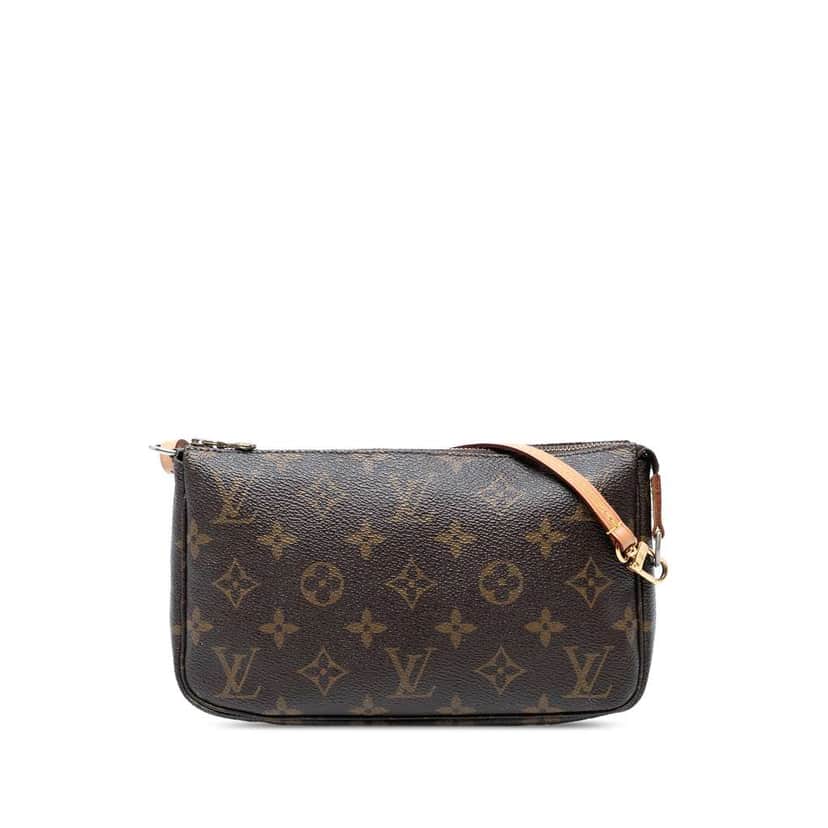 Louis Vuitton Monogram Pochette Accessoires Brown Good condition - Front View