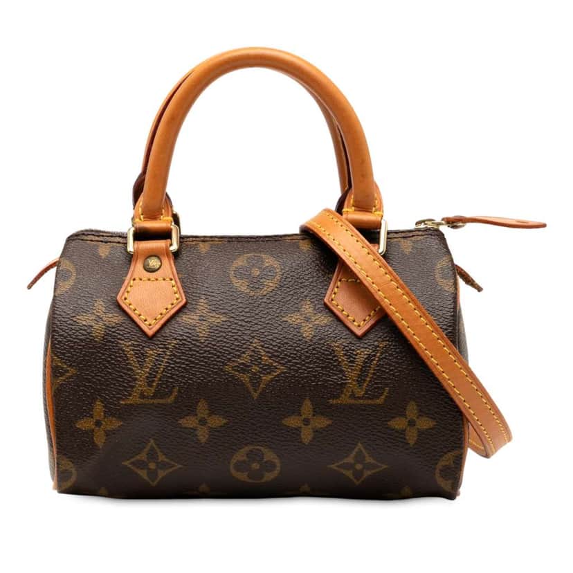 Louis Vuitton Monogram Mini Speedy HL Brown Good condition - Front View