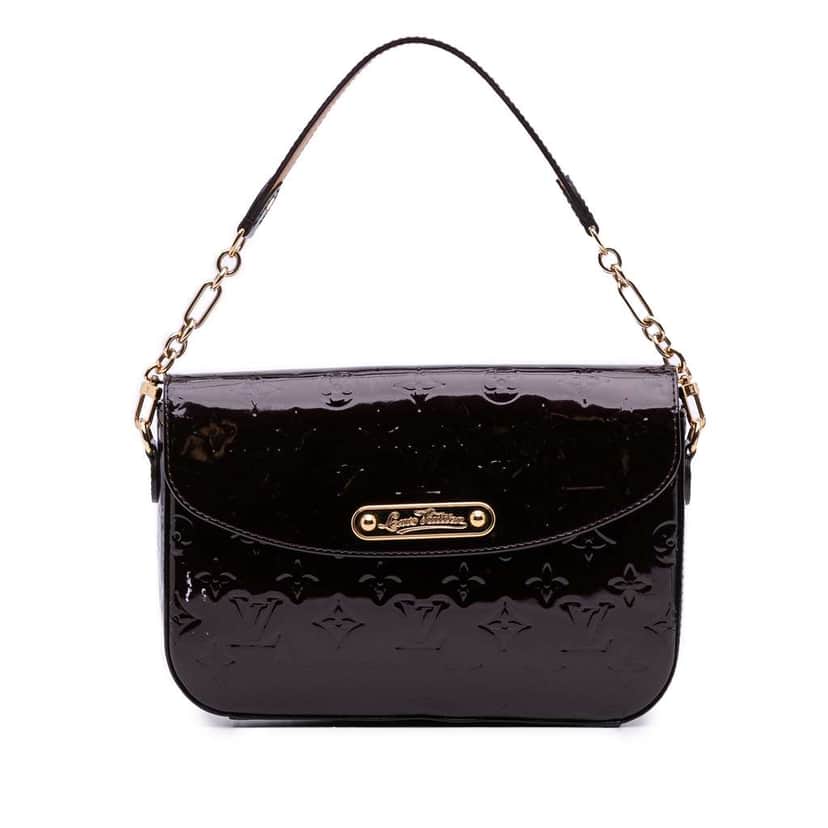 Louis Vuitton Monogram Vernis Rodeo Drive Purple Leather Good condition - Front View