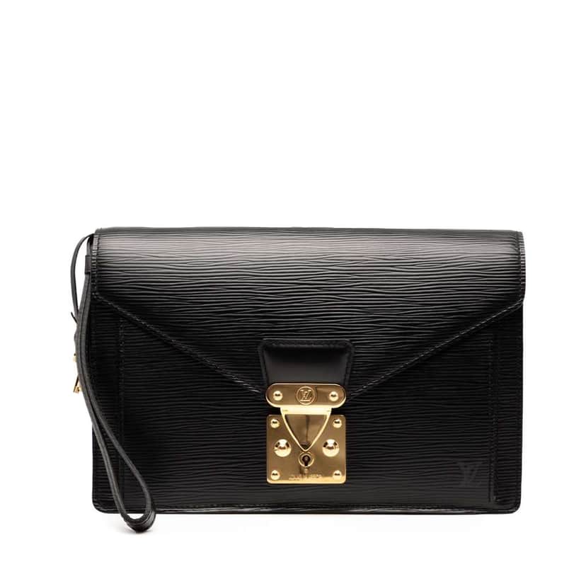 Louis Vuitton Epi Sellier Dragonne Black Leather Good condition - Front View