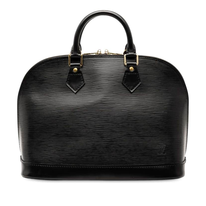 Louis Vuitton Epi Alma PM Black Leather Good condition - Front View