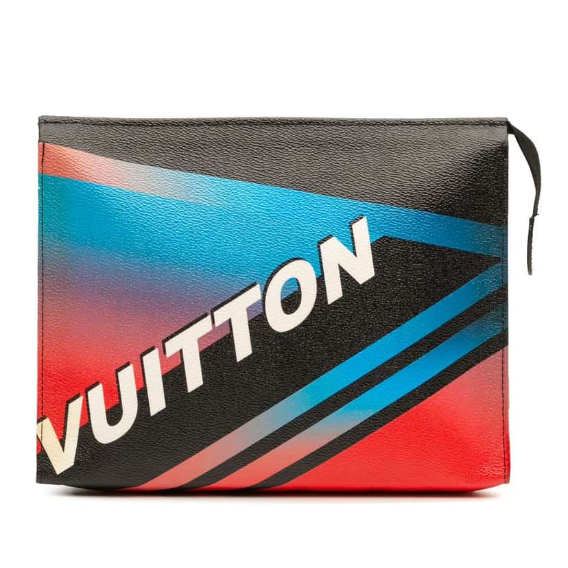 Louis Vuitton Damier Race Toiletry Pouch 26 MultiColor Canvas Good condition - Front View