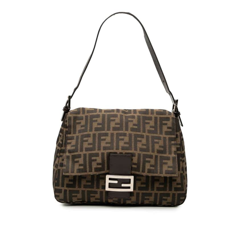 Fendi Zucca Canvas Mamma Forever Brown Canvas Good condition - Front View