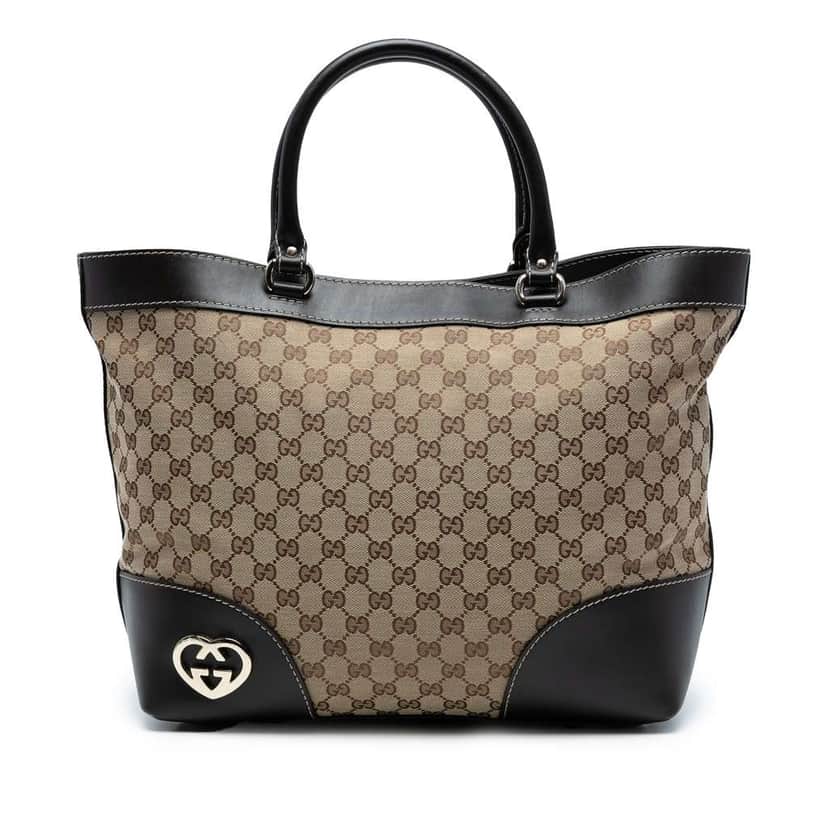 Gucci GG Canvas Lovely Tote Brown Canvas Good condition - Front View