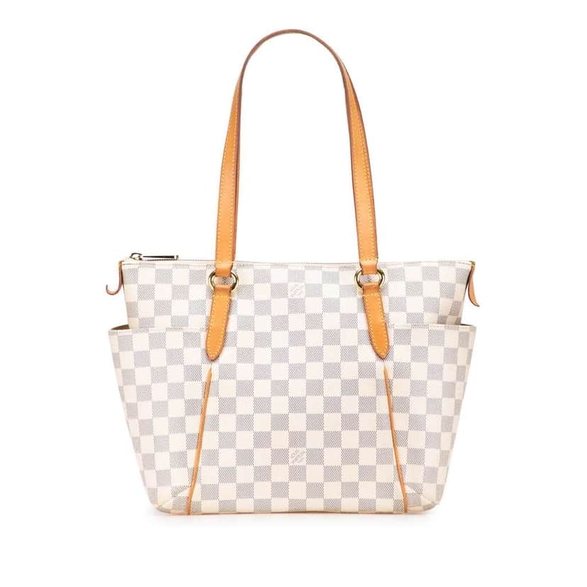 Louis Vuitton Damier Azur Totally PM White Canvas Very good condition - Front View