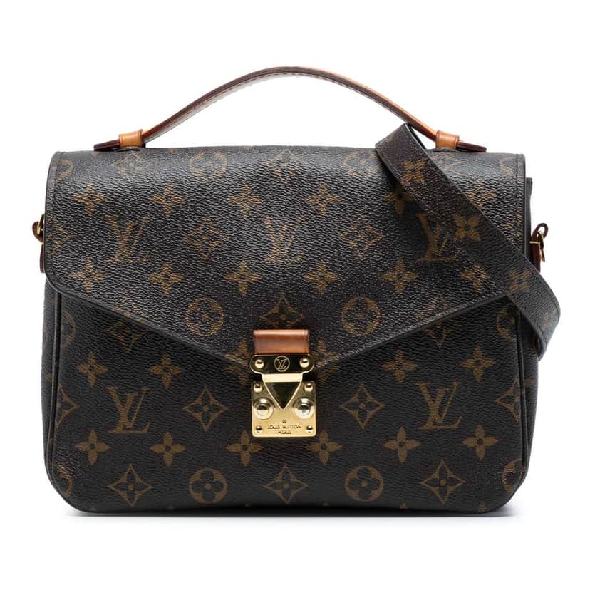 Louis Vuitton Monogram Pochette Metis Brown Good condition - Front View