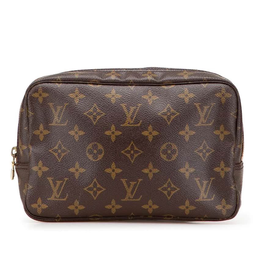 Louis Vuitton Monogram Trousse Toilette 23 Brown Canvas Good condition - Front View
