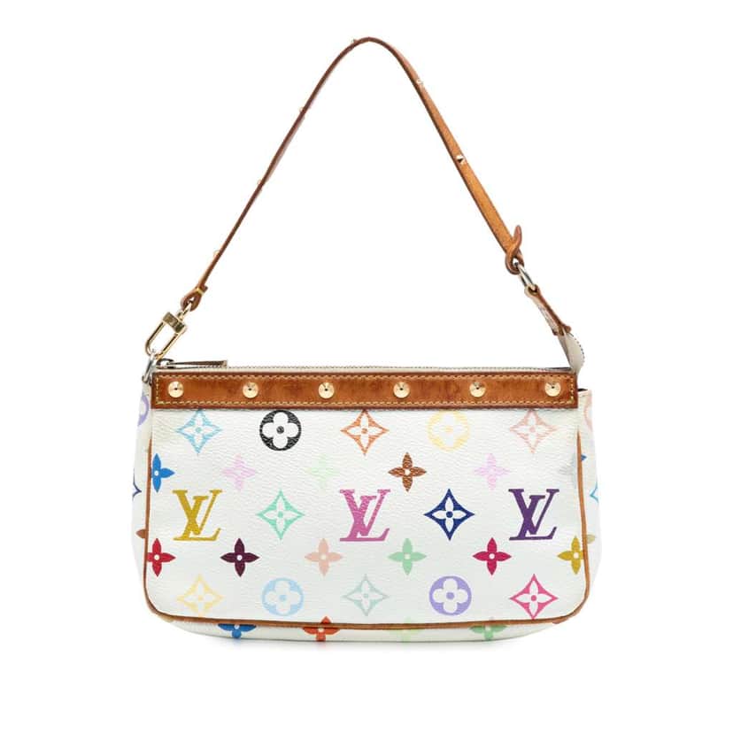 Louis Vuitton Monogram Multicolore Pochette Accessoires White Good condition - Front View