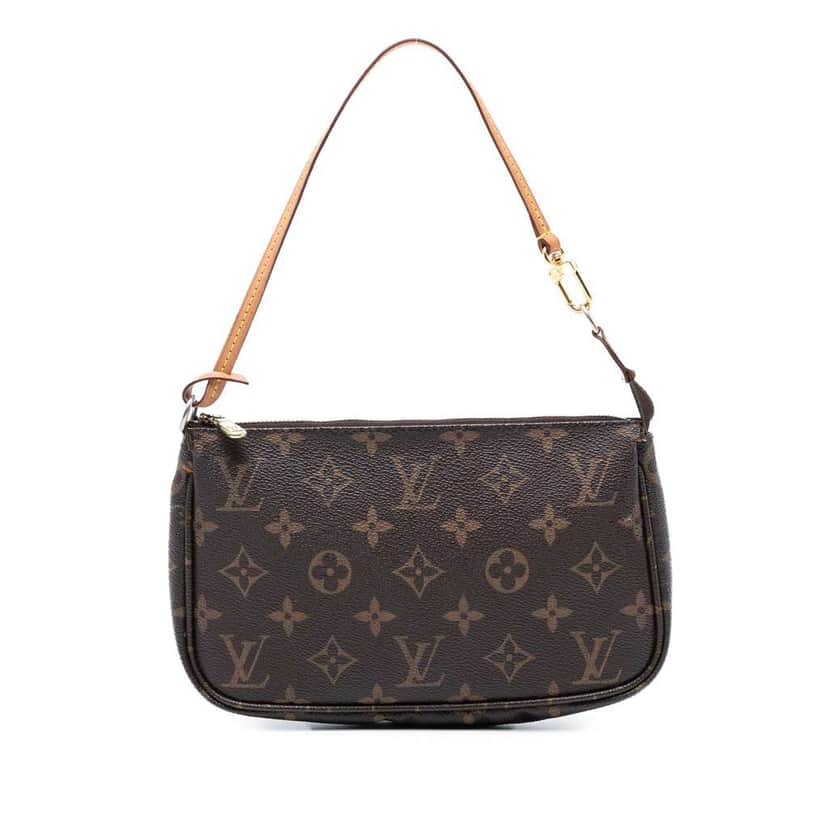 Louis Vuitton Monogram Pochette Accessoires Brown Good condition - Front View