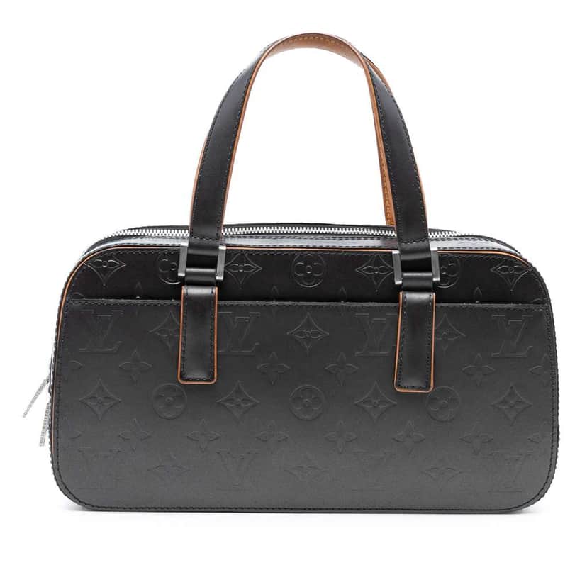 Louis Vuitton Monogram Mat Shelton Grey Leather Good condition - Front View