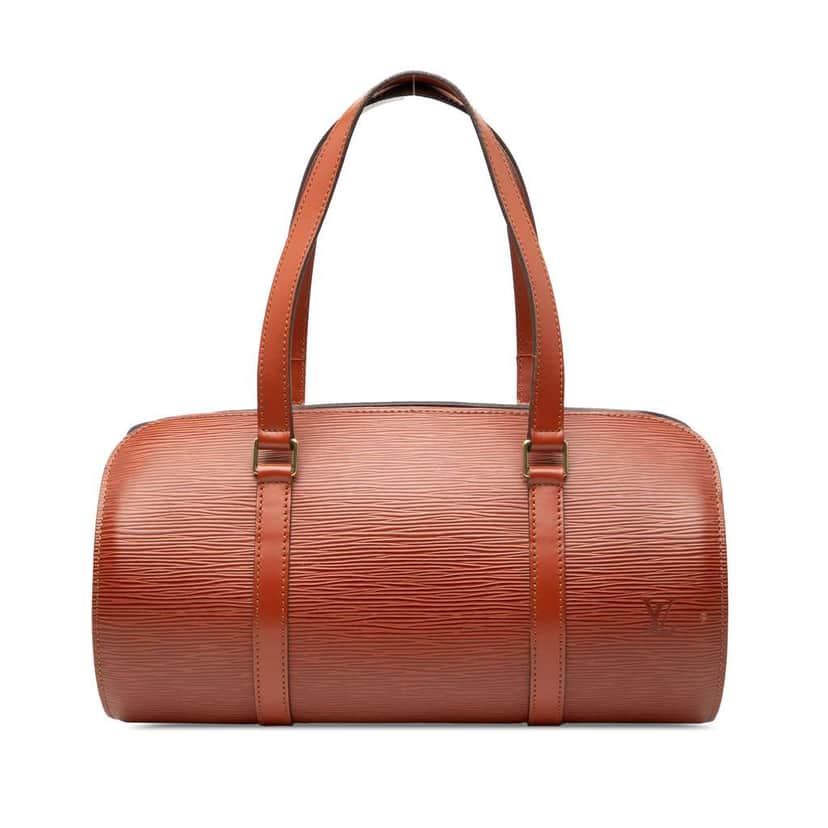 Louis Vuitton Epi Soufflot Brown Leather Good condition - Front View