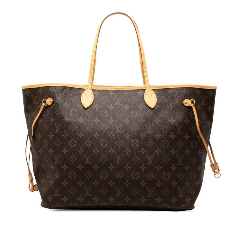 Louis Vuitton Monogram Neverfull GM Brown Good condition - Front View