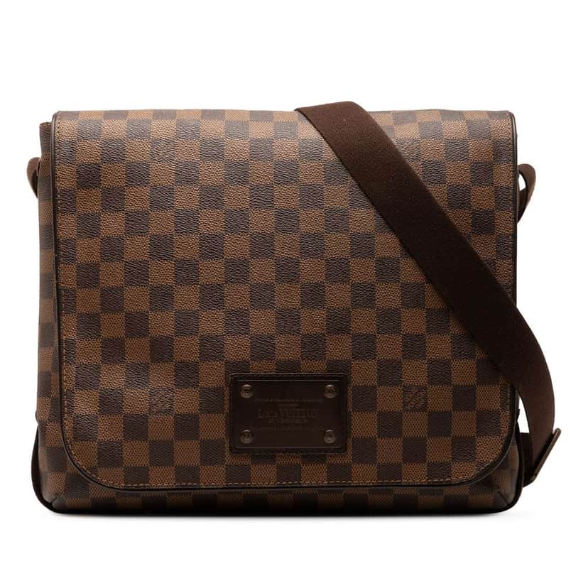 Louis Vuitton Damier Ebene Brooklyn MM Brown Good condition - Front View