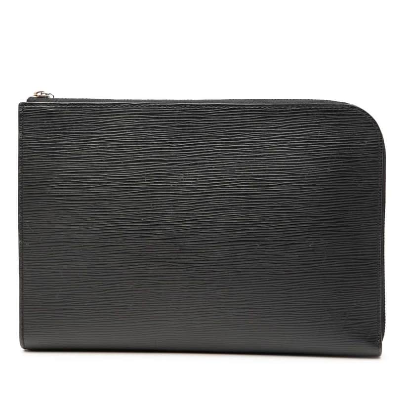 Louis Vuitton Epi Pochette Jour PM Black Leather Very good condition - Front View