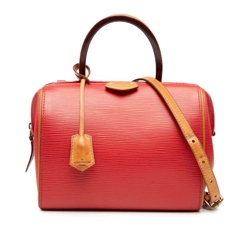 Louis Vuitton Epi Doc BB Red Leather Very good condition - Front View