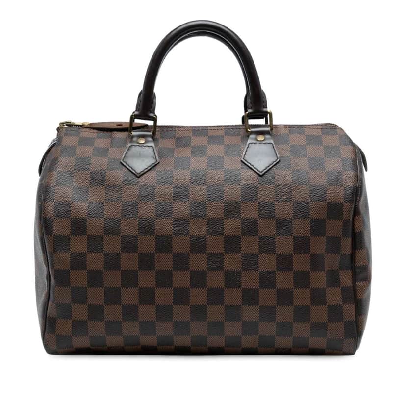 Louis Vuitton Damier Ebene Speedy 30 Brown Good condition - Front View