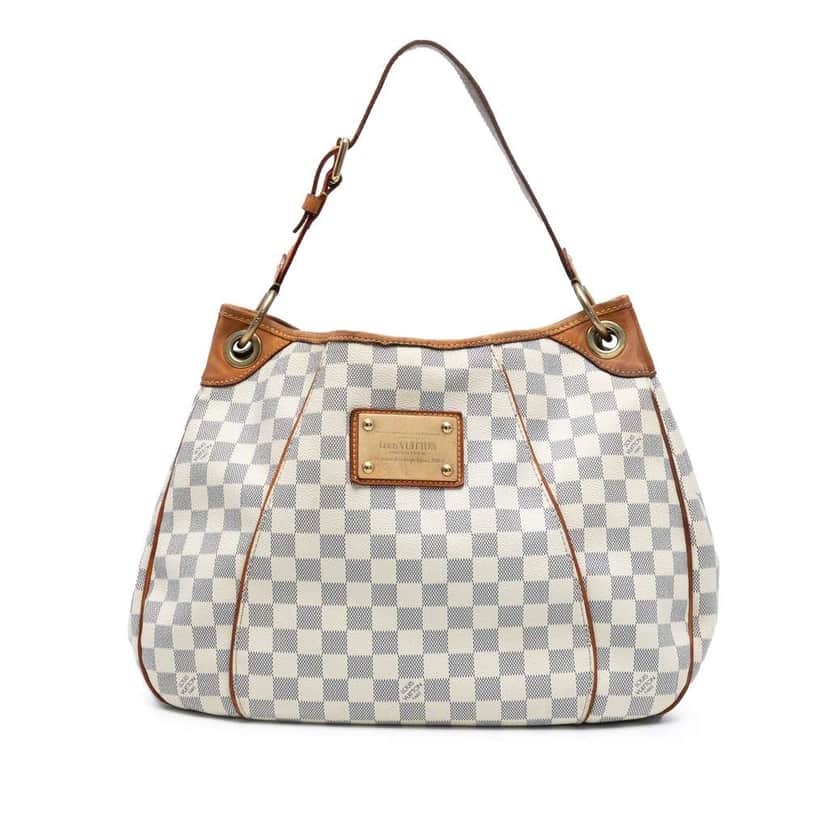 Louis Vuitton Damier Azur Galliera PM White Good condition - Front View