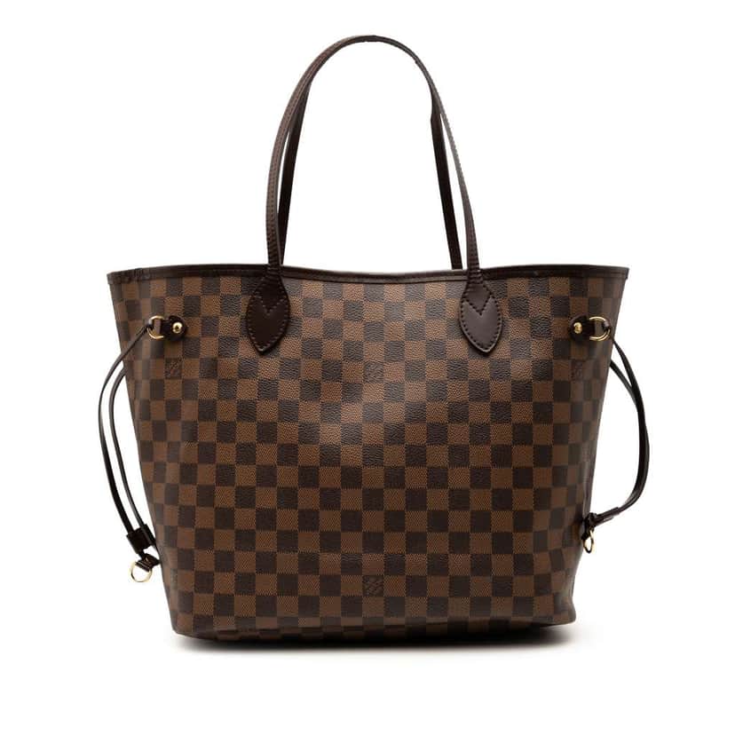 Louis Vuitton Damier Ebene Neverfull MM Brown Good condition - Front View