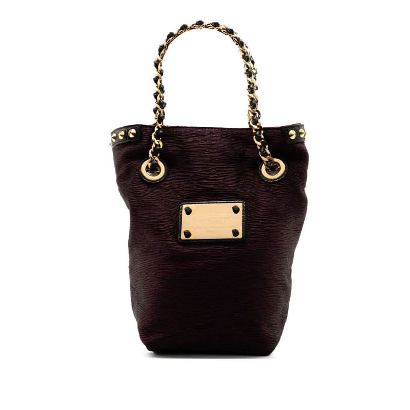 Louis Vuitton Limited Edition Metallic Jacquard Double Jeu Neo Alma Tote Purple Jacquard Very good condition - Front View