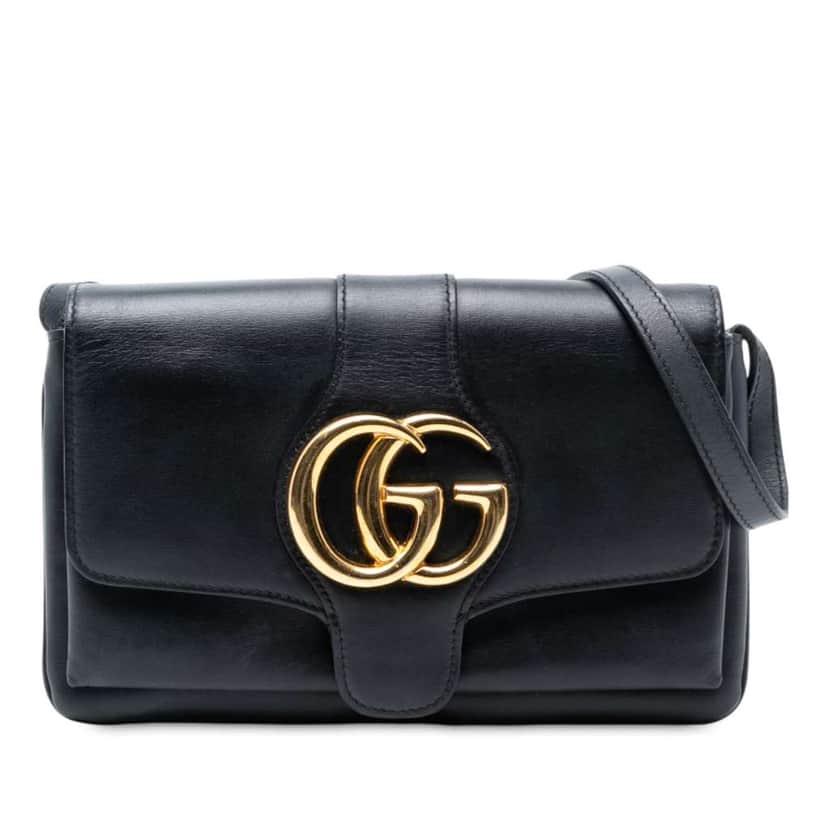 Gucci Small Leather Arli Crossbody Black Leather Good condition - Front View