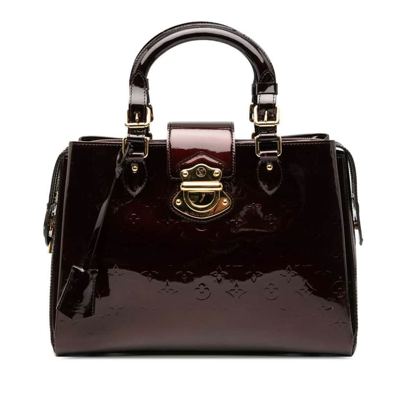 Louis Vuitton Monogram Vernis Melrose Avenue Purple Leather Good condition - Front View
