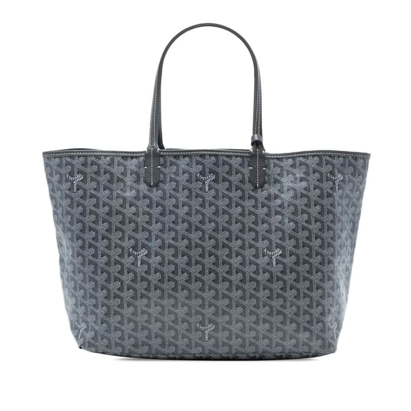 Goyard Goyardine Saint Louis PM Grey Canvas Good condition - Front View