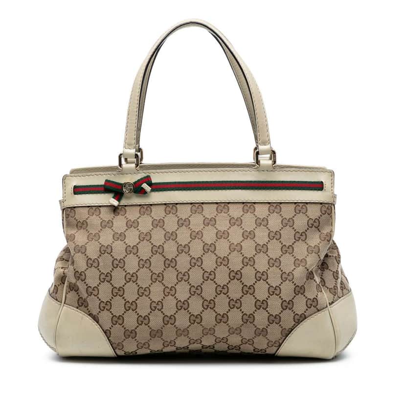 Gucci GG Canvas Mayfair Tote Brown Canvas Good condition - Front View