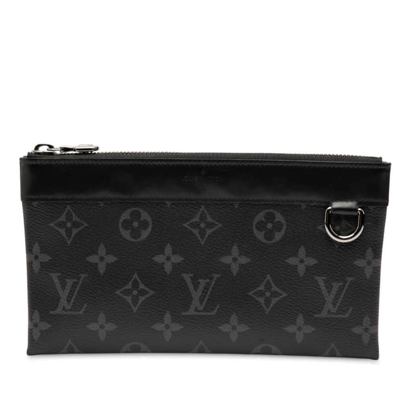 Louis Vuitton Monogram Taigarama Pochette Discovery PM Black Very good condition - Front View
