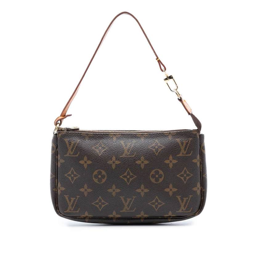 Louis Vuitton Monogram Pochette Accessoires Brown Good condition - Front View