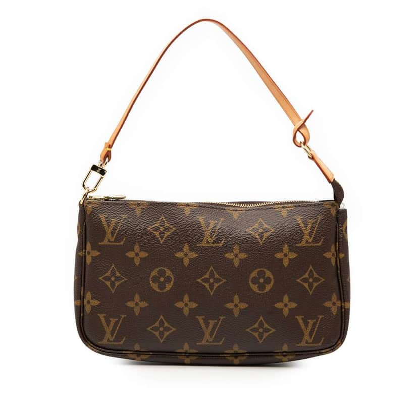 Louis Vuitton Monogram Pochette Accessoires Brown Good condition - Front View