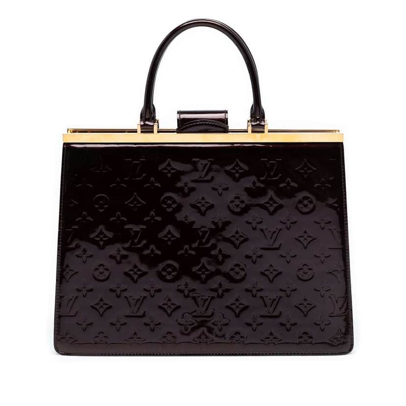 Louis Vuitton Monogram Vernis Deesse GM Purple Leather Good condition - Front View